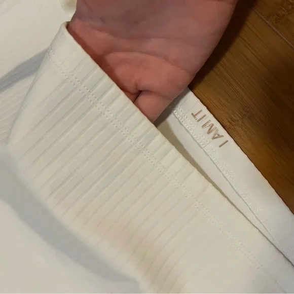 RHONE Snow White Short Sleeve Modern Ribbed Tee - Picture 3 of 4